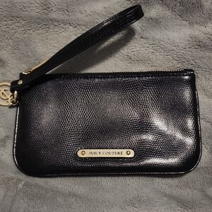 Juicy Couture Black Wristlet